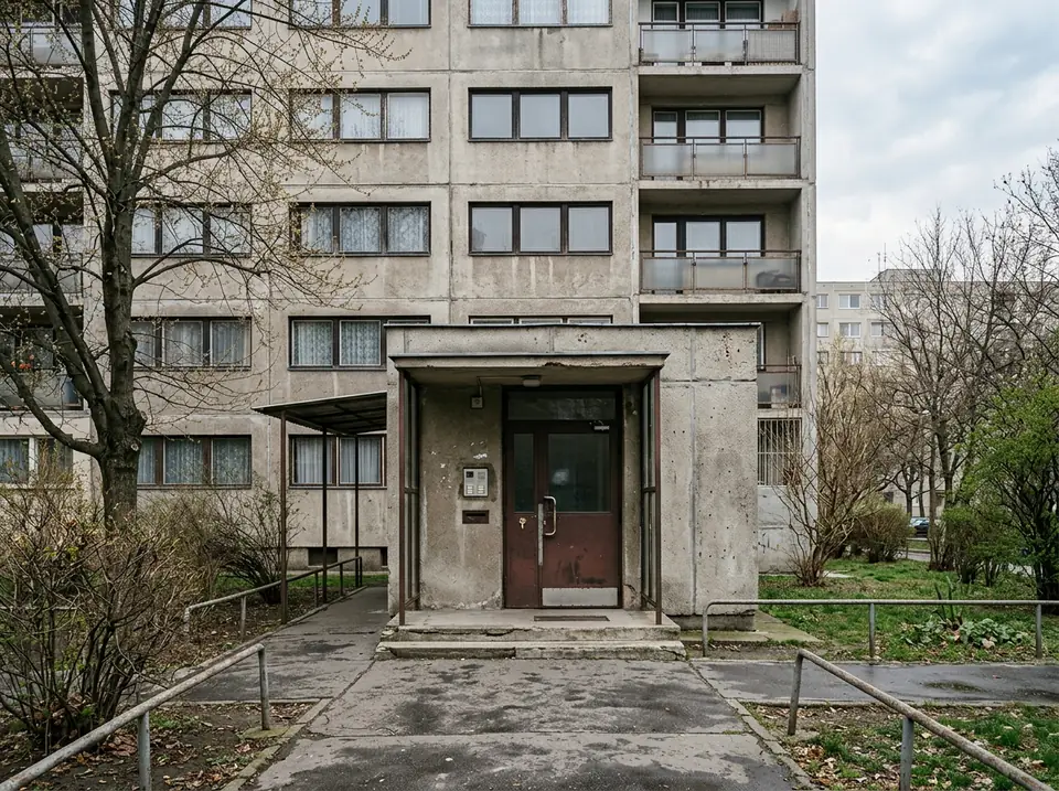 Panelházak lépcsőházi bejárata